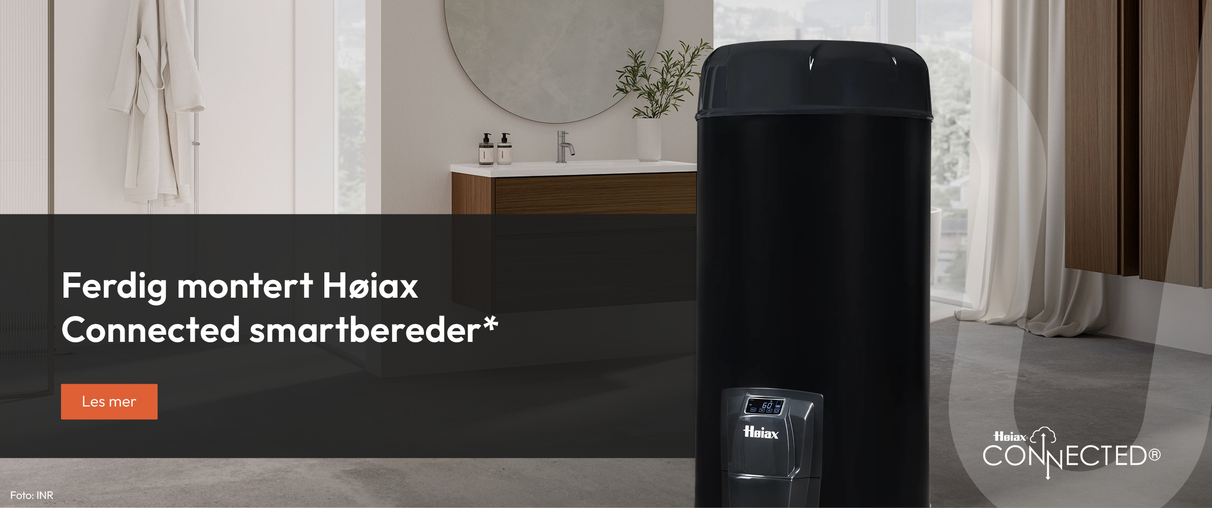 Ferdig montert Høiax Connected smartbereder
